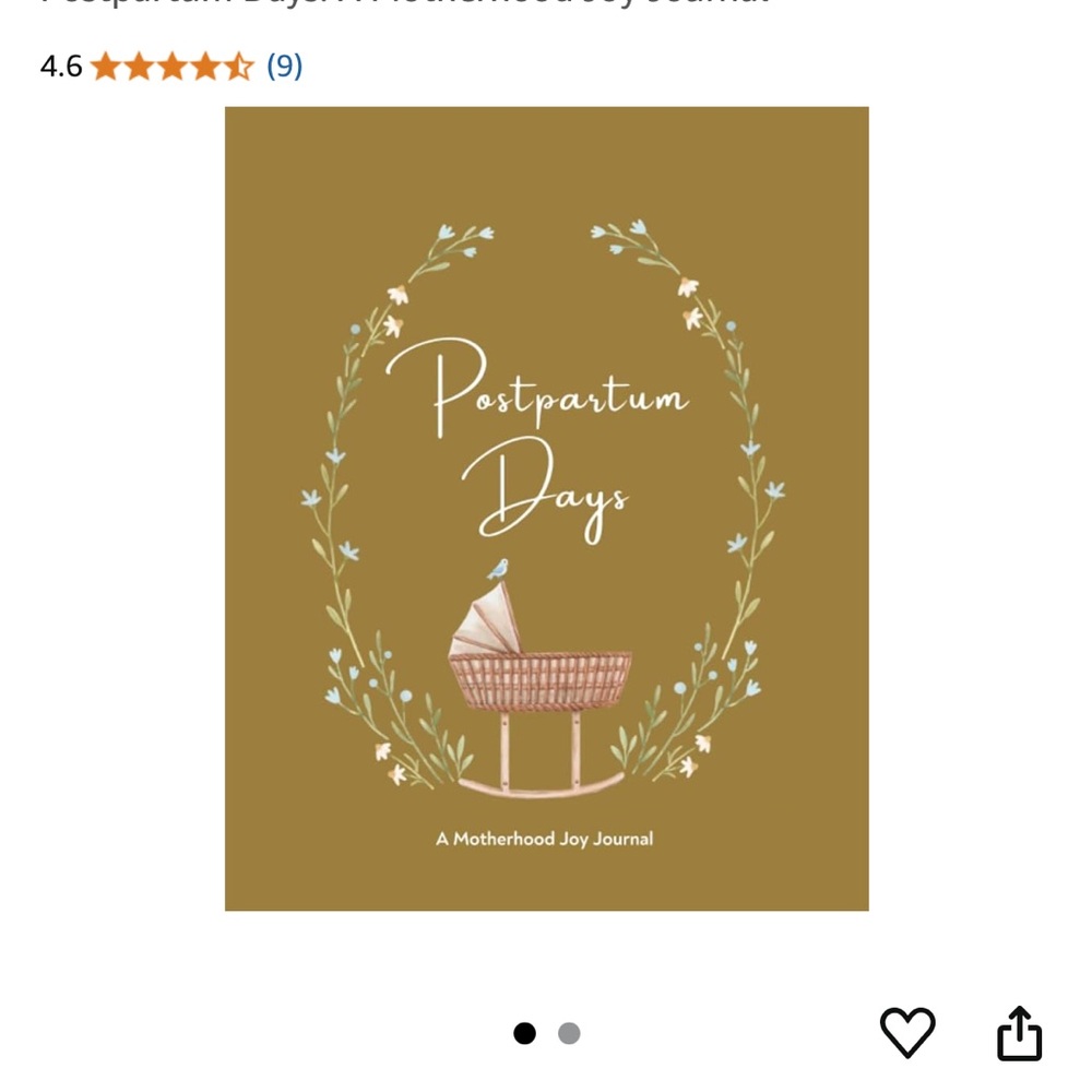 Postpartum Days Journal - Brown